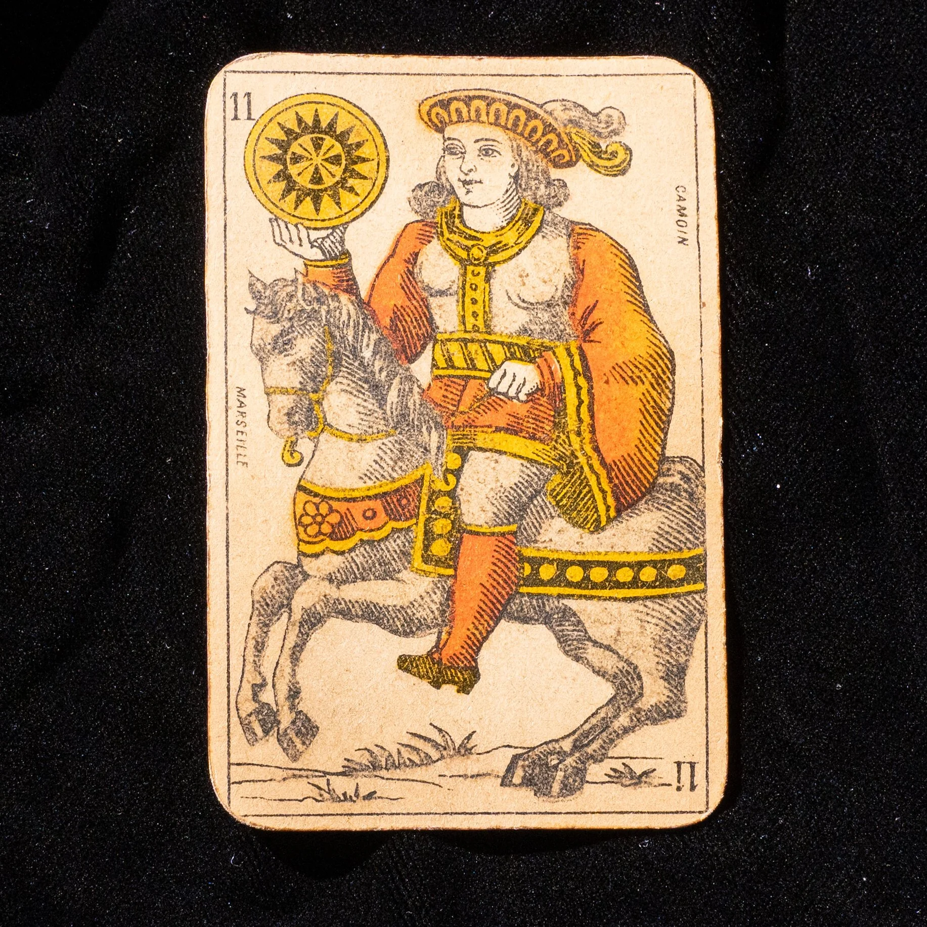 c. 1900 – A Court Card from the Spanish Fortune-Teller's Pack